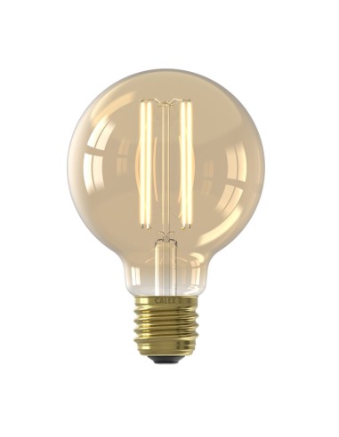 Calex 1101002400 globo 80mm vintage led regulable 220v 3,5w 2100k E27