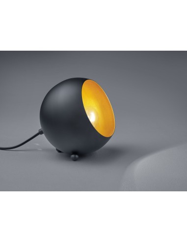RL R50101032  mod. Billy lampara foco sobremesa globo  E14 color negro