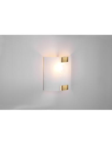 Trio 212700104  mod. Pura aplique pared 1XE27 cristal+ bronce viejo