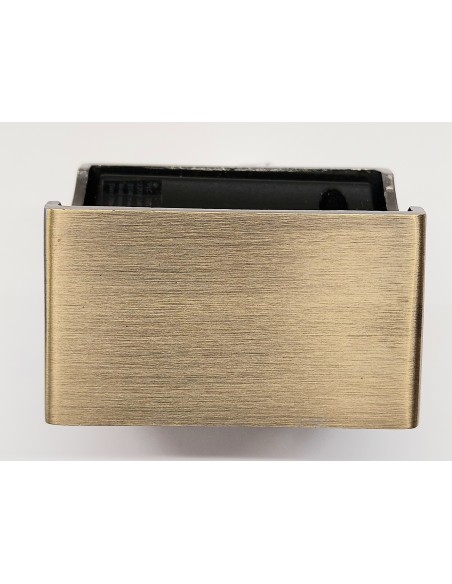 Perluci 20125 portalinestras metálico en latón para linestras de 1 casquillo S14d