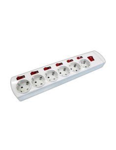 Electro DH 36.189/SC base 6 tomas TT color marfil sin...