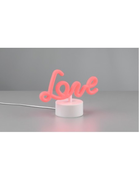 RL r55931101 lámpara led sobremesa "love" rojo