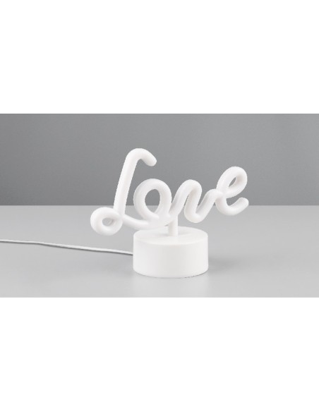 RL r55931101 lámpara led sobremesa "love" rojo