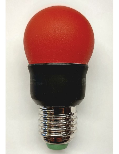 Megaman ga607rd esférica bajo consumo ping pong roja 230v 7w E27