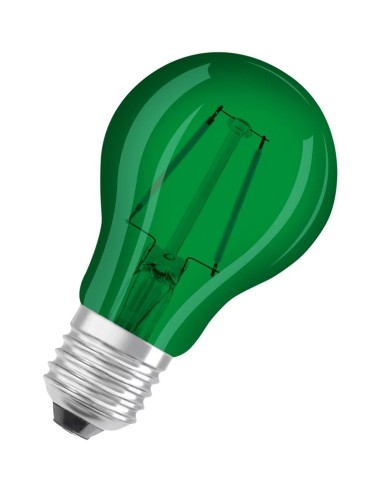 Osram-Ledvance Led Star Classic A Decor color verde 220V 2,5W E27