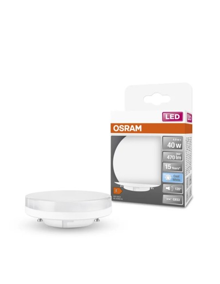 OSRAM PARATHOM GX53 40 120º 220V 6W 4000K GX53