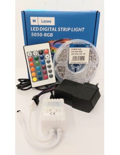 LM2404 Tira de led ip20 rgb 12v 12w 30 led/metro 5050