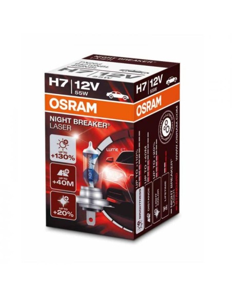 Osram night breaker laser 64210nbl lámpara auto/moto h7 12v 55w PX26d