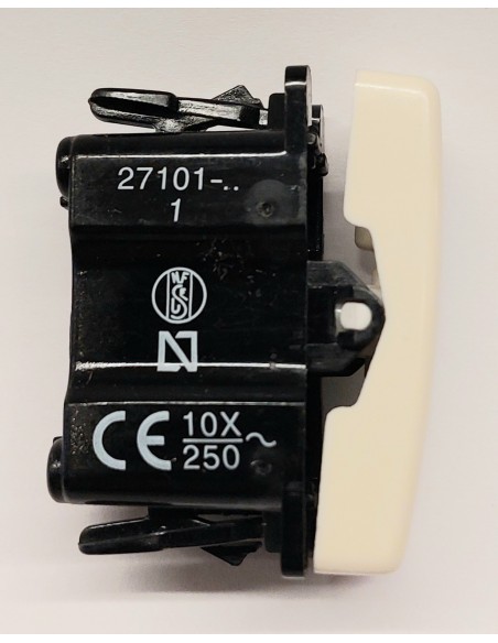 Simon 27101 serie 27 interruptor unipolar marfil