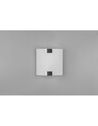 Trio 212700107  mod. Pura aplique pared 1XE27 cristal+ niquel mate