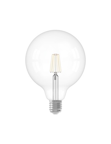 Calex 1101003100 globo led 125mm claro filamento recto regulable 220v 4,5w 2300k E27