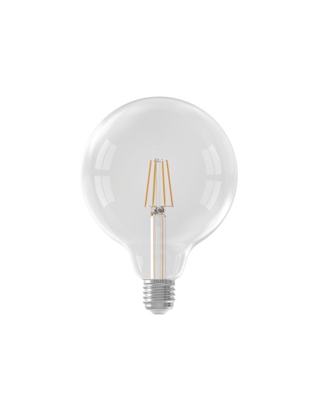 Calex 1101003100 globo led 125mm claro filamento recto regulable 220v 4,5w 2300k E27