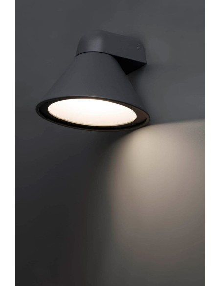 Faro 70291 modelo pals aplique gris oscuro 1xE27 IP65