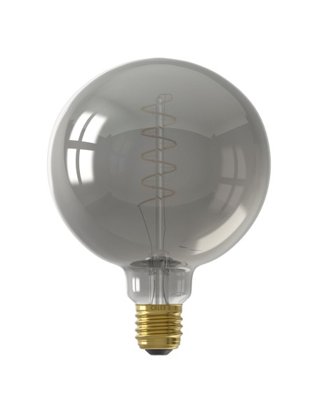 Calex 1001001100 globo led 125mm ahumado filamento espiral regulable 220v 4,0w 1800k E27