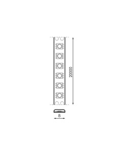 LM2469 rollo de led 20 metros  RGB 24v 120 led/metro 2