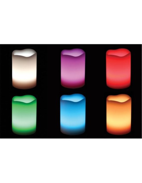 Vela de Cera Led RGB c/Mando