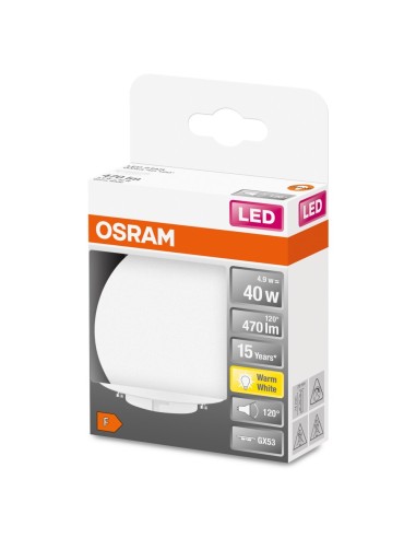 OSRAM LEDVANCE PARATHOM GX53 40 100º LED 220V...