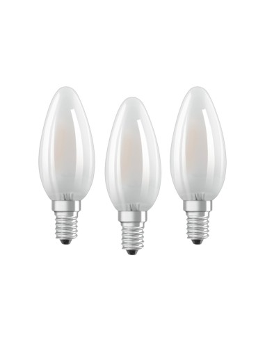 Osram-Ledvance led base classic b40 kit 3 vela...