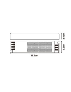 LM2253 fuente de alimentación slim para tiras de led 24v... 2