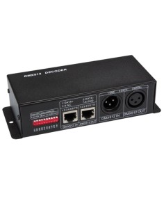 HQ POWER CONTROLADOR DMX 4 CANALES PARA TIRAS DE LED