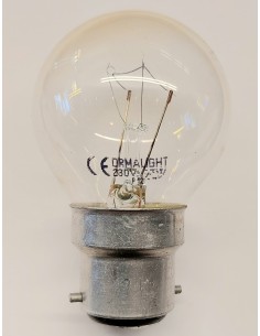 Ormalight 11473 incandescente esférica clara 230v 25w Bay22d