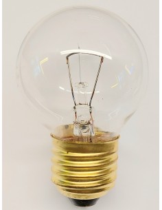 Corona incandescente esférica clara 50mm 125v 60w E27