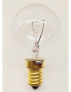 Elva incandescente esférica clara 125v 40w  E14