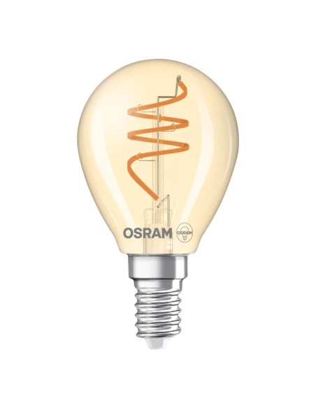 Osram vintage 1906 led classic p gold espiral 220v 4,9w 2200k E14
