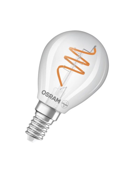 Osram vintage 1906 led classic p esférica clara espiral regulable 220v 4,6w 2700k E14