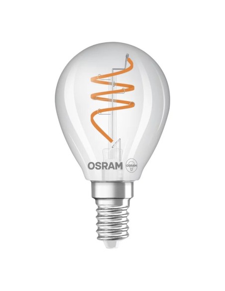 Osram vintage 1906 led classic p esférica clara espiral regulable 220v 4,6w 2700k E14