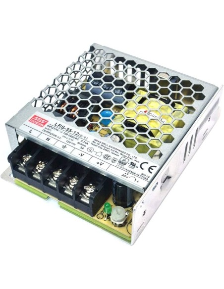 Mean Well lrs-35-12 transformador tiras de led 12v 35w