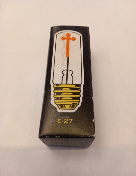 Ovalamp bombilla con cruz en su interior 220v E27