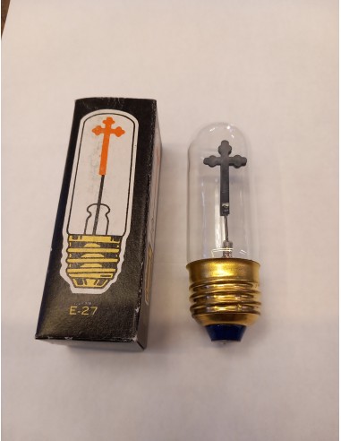 Ovalamp Bombilla con Cruz en su interior 220V E27