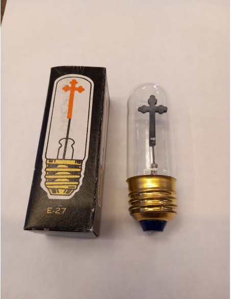 Ovalamp bombilla con cruz en su interior 220v E27