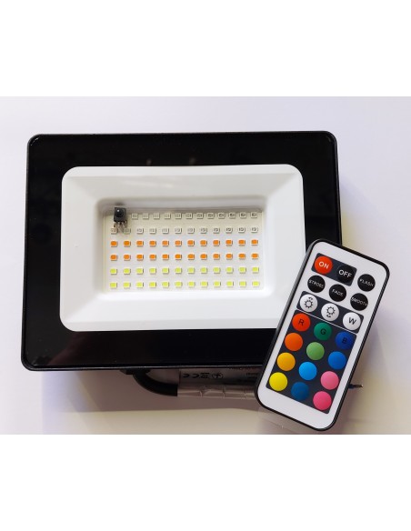 Electro dh 81.763/50/rgb foco exterior led ip65 rgb 230v 50w 120º
