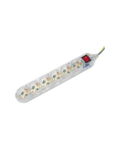 F-line 1001634-t base 6 enchufes con toma de tierra e...