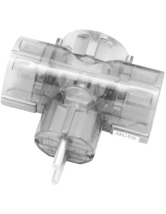 F-Line 1101069-t/b adaptador 3 tomas con toma de tierra...