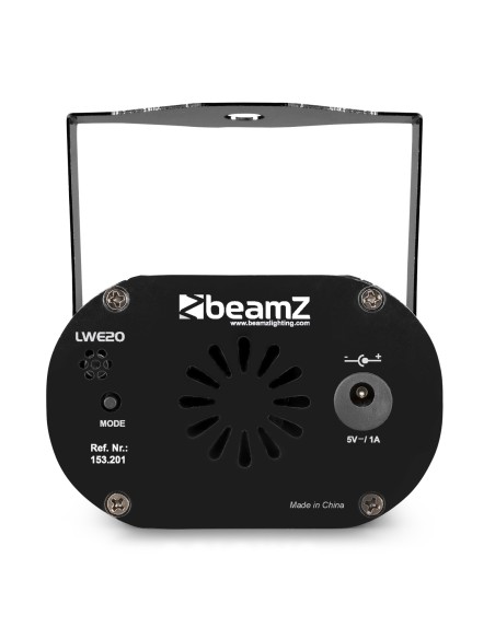 Beamz 153.201 lwe20 efecto agua led rgb control remoto