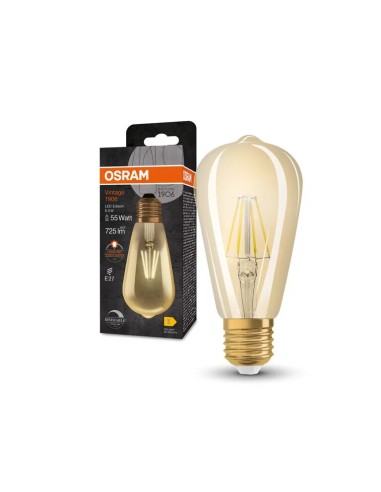 Osram-Ledvance vintage 1906 led edison gold...