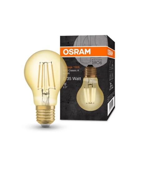 OSRAM VINTAGE 1906 LED CLASSIC A STANDARD 220V 4W 2400K E27