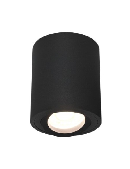 Iglux sup-10101-ne modelo poise aro superficie redondo basculante negro mate