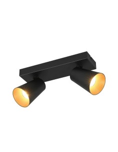 Trio 817100232  modelo Sharp aplique pared color negro...