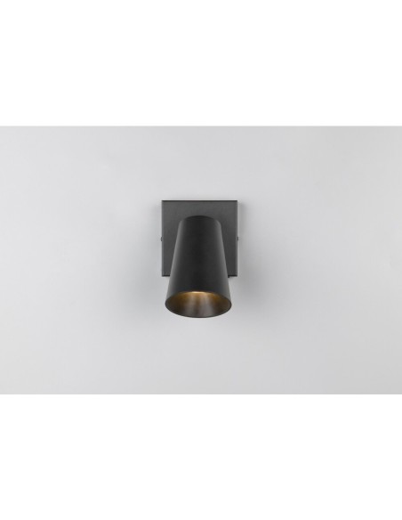 Trio 817170132  modelo Sharp aplique pared color negro 1XGU10