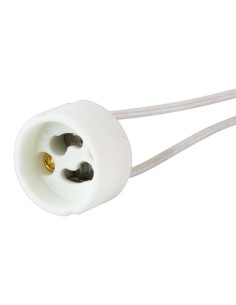 Electro dh 12.080 casquillo ceramico GU10 con cable