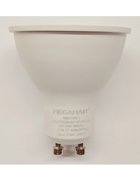 MEGAMAN PAR 16 LED 220V 5W 35º 2800K GU10