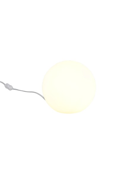 Trio r5220-07 pingpong lampara sobremesa globo opal 20cm E27
