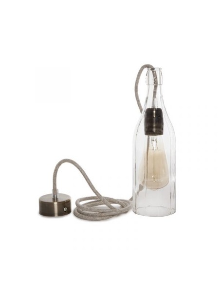 Amarcords at320 lámpara botella de leche clara  E27