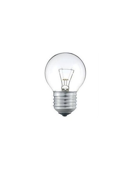 Sylvania incandescente esférica clara 230v 60w E27 caja de 100 unidades