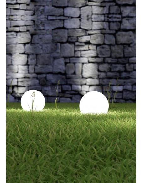 PEREL LAMPARA BOLA 25CM DECORATIVA DE TERRAZA EXTERIOR