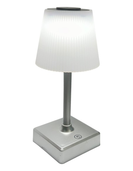 Electro dh 60.439/p lámpara sobremesa usb plata led 4w